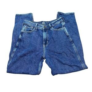 Hollister Jeans Ultra-High Rise Mom Jean Vintage Stretch Women‎ Sz 3S W26 L25